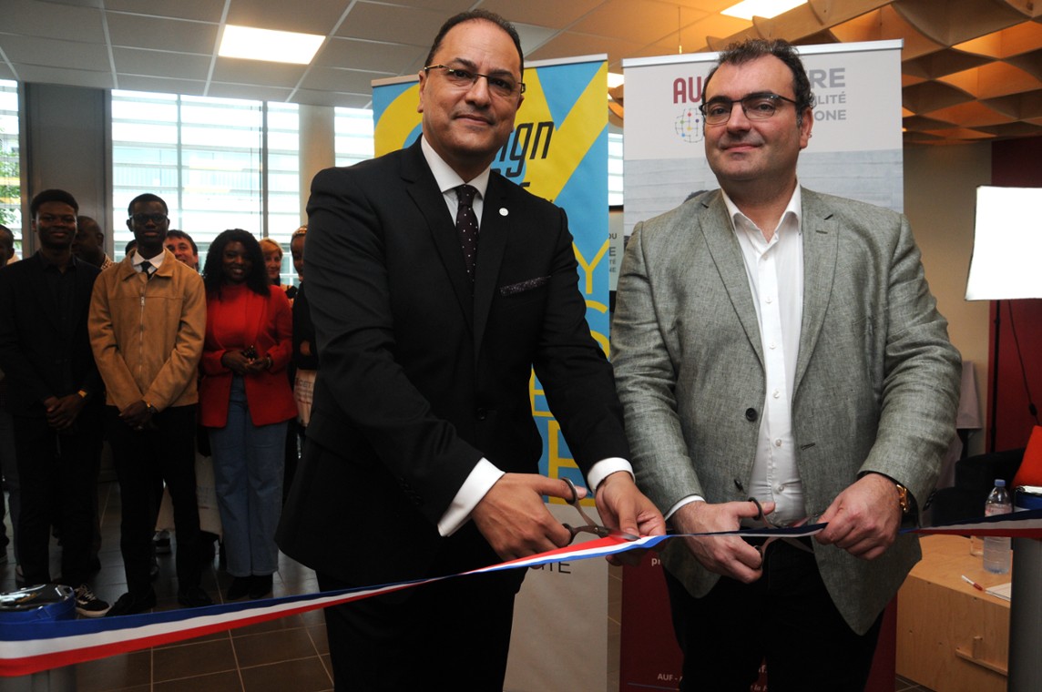 Inauguration du Centre d'Employabilité Francophone (CEF) à Gennevilliers
